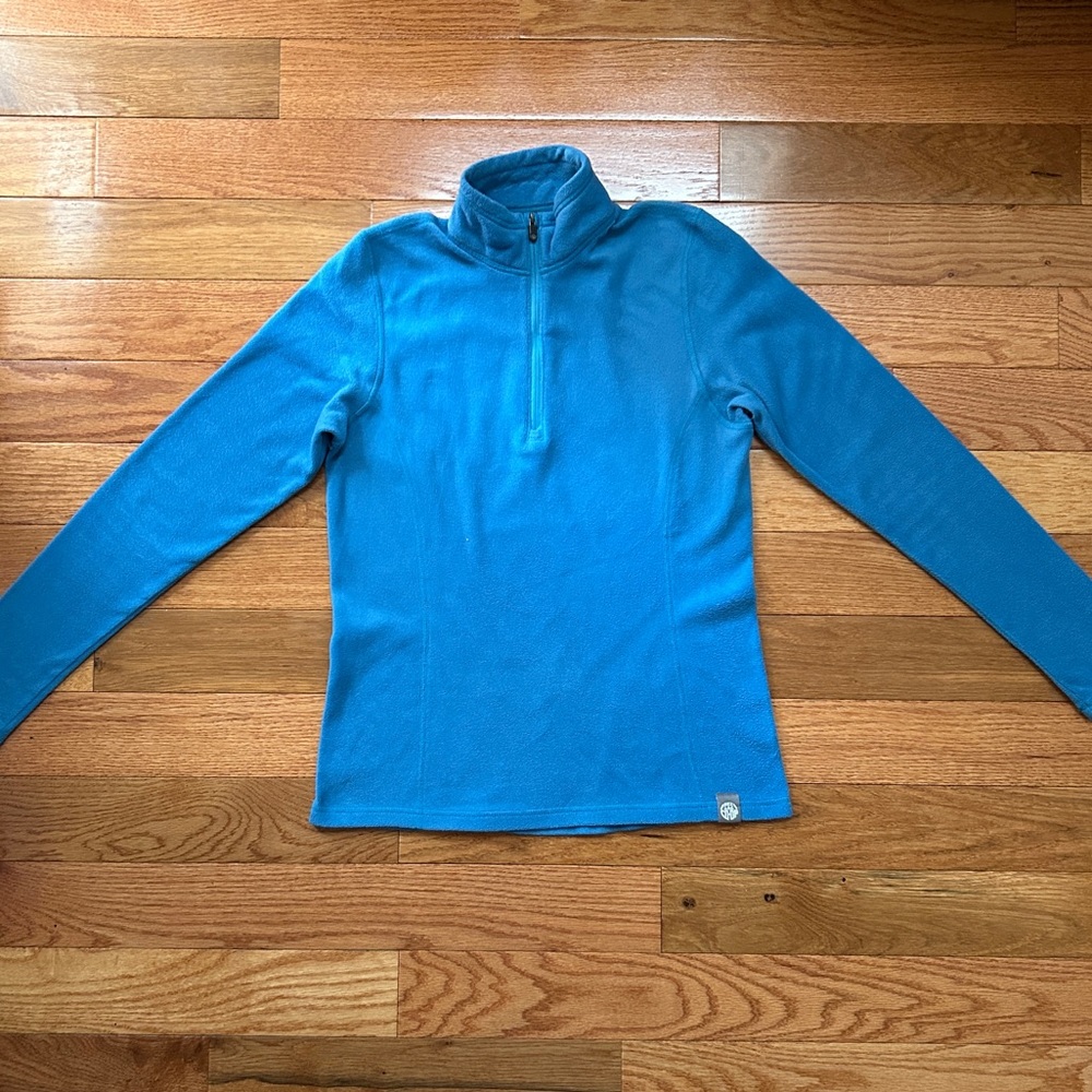 REI Bright Blue Zip Up Fleece